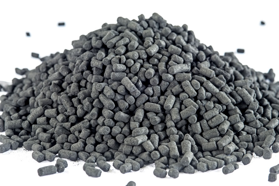 Granule aktivního uhlí